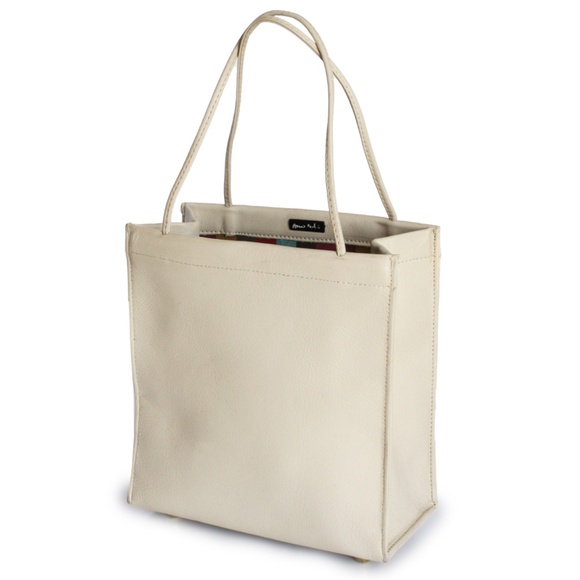 Bonnie Cashin for Coach Bag Tiny Shopping Bag Bone Leather Vintage 60s NOS NWD - Picture 6 of 12